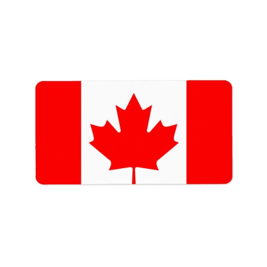 Canadese Maple Etiket (Voorkant)