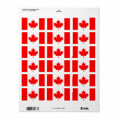 Canadese Maple Etiket (Full Sheet)