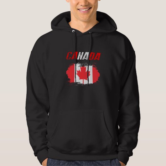 Canadese Maple Flag Canada Day Celebration Hoodie (Voorkant)
