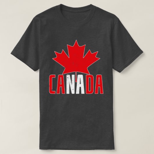 Canadese Maple Leaf Canada Day Canada T-shirt (Design voorkant)