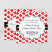 Canadese Maple Leaf Canada Day National Symbool Kaart (Voorkant / Achterkant)