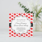 Canadese Maple Leaf Canada Day National Symbool Kaart (Staand voorkant)