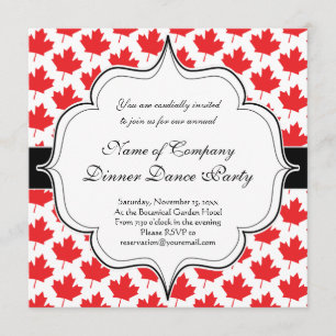 Canadese Maple Leaf Canada Day National Symbool Kaart