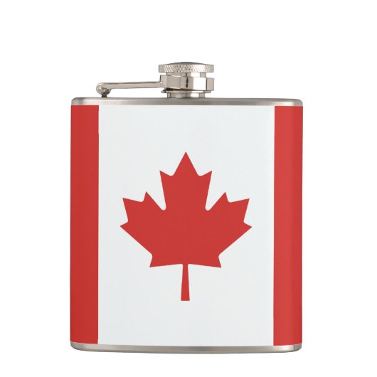 Canadese maple Leaf Flag Heupfles (Voorkant)