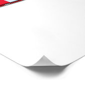 Canadese Maple Leaf Juli Gelukkige Canada Dag Poster (Hoek)