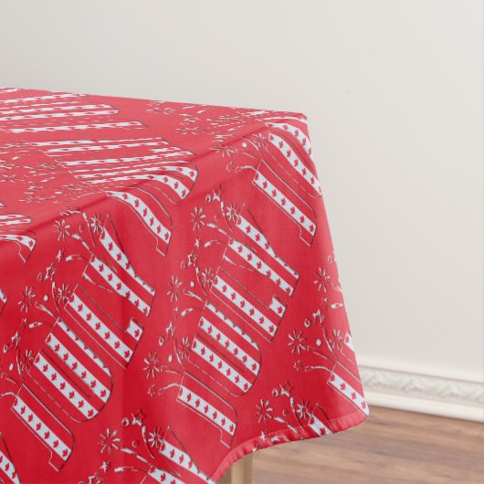 Canadese Maple Leaf Juli Gelukkige Canada Dag Tafelkleed (Voorbeeld)