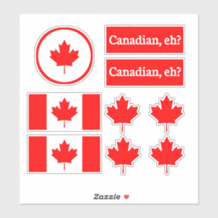 Canadese Maple Leaf Sticker Pack,,canadees,canada