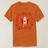Canadese Maple Leaf T-shirt (Design voorkant)