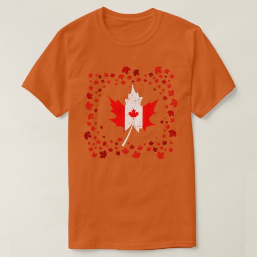 Canadese Maple Leaf T-shirt (Design voorkant)