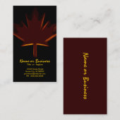 canadese maple leaf visitekaartje (Voorkant / Achterkant)