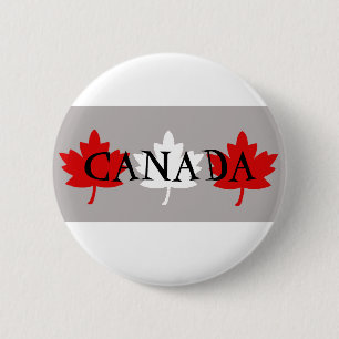 Canadese Maple Leafs Ronde Button 5,7 Cm