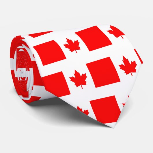 Canadese Maple Stropdas (Opgerold)