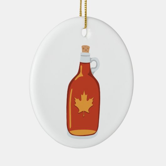 Canadese Maple Syrup Keramisch Ornament (Rechts)