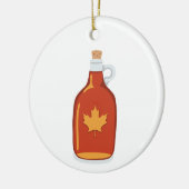 Canadese Maple Syrup Keramisch Ornament (Links)