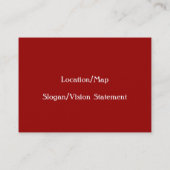 Canadese Maple Visitekaartje (Achterkant)