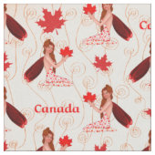 Canadese Mapleleaf Fairy op lichte stof (Close Up)