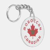 Canadese Marokkaanse roots Sleutelhanger (Voorkant Links)