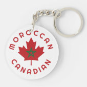 Canadese Marokkaanse roots Sleutelhanger (Achterkant)