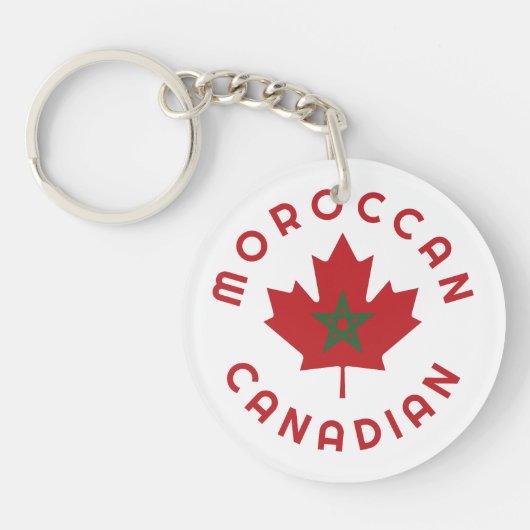Canadese Marokkaanse roots Sleutelhanger (Voorkant)