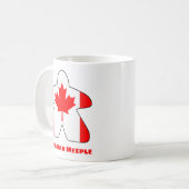 Canadese Meeple Mok (Voorkant links)