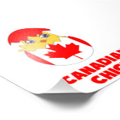 Canadese meid, een meisje uit Canada Foto Afdruk (Hoek)