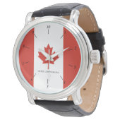 Canadese metrische klok horloge (Gekanteld)