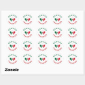 Canadese Mexicaanse Roots Ronde Sticker (Vel)