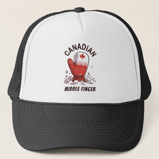 Canadese middelvinger trucker pet (Voorkant)