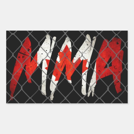 Canadese MMA Sticker (Voorkant)