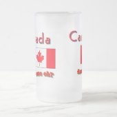 Canadese mok-geweldige eh matglas bierpul (Center)