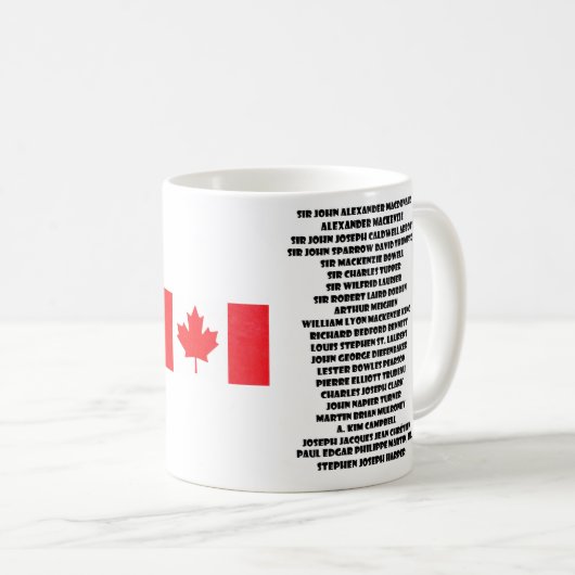 Canadese Mok van de Lijst van premiers (Voorkant rechts)