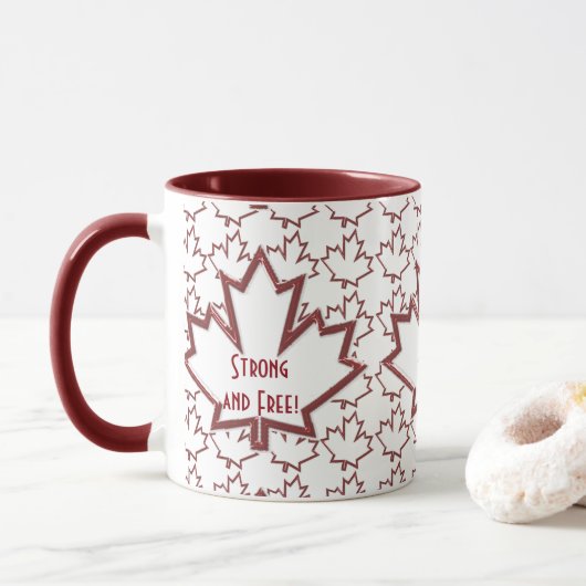 Canadese Mok van lebenkoffee (Met donut)