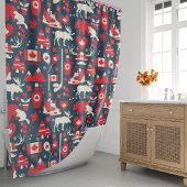 Canadese Moose Canada Iconen Douchegordijn