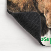 Canadese Moose Portret Grappige Wildlife Mousemat Muismat (Hoek)