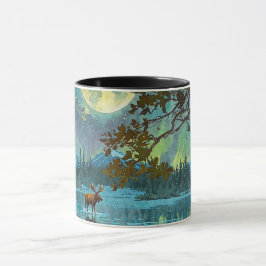 Canadese Moose & Winter Maan Mok
