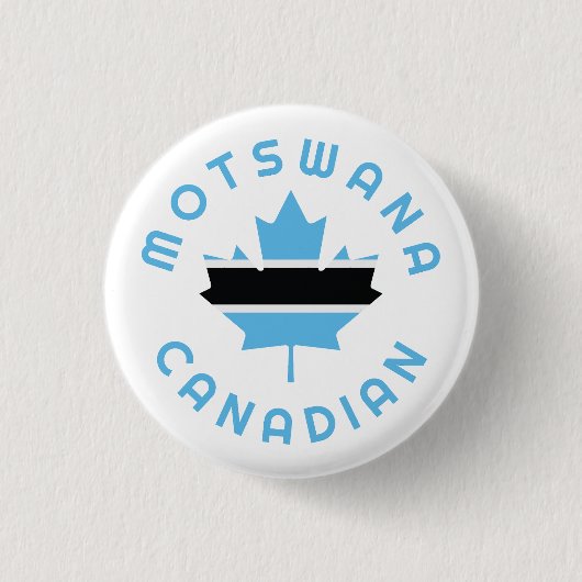 Canadese Motswana Roots Ronde Button 3,2 Cm (Voorkant)