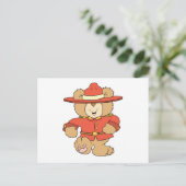 Canadese Mountie Beer Briefkaart (Staand voorkant)