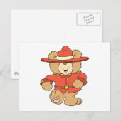 Canadese Mountie Beer Briefkaart (Voorkant / Achterkant)