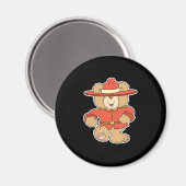 Canadese Mountie Beer Magneet (Voorkant / Achterkant)