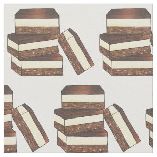 Canadese Nanaimo Bar BC Canada Bakkerij Dessert Fo Stof