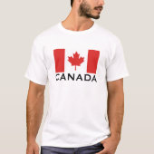 Canadese National World Flag T-shirt (Voorkant)