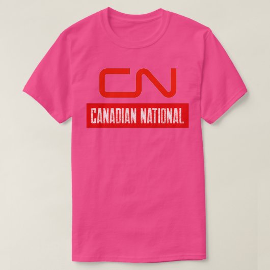Canadese nationale spoorweg t-shirt (Design voorkant)