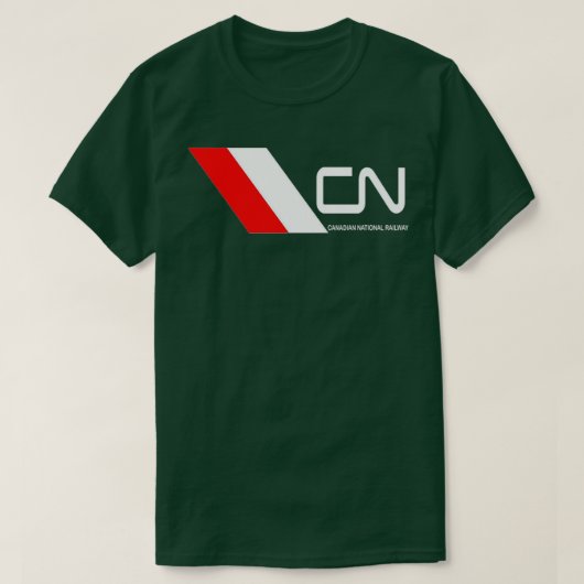 Canadese nationale spoorwegen 2 T-shirt (Design voorkant)
