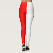 Canadese nationale vlag leggings (Achterkant)