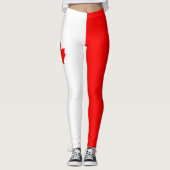 Canadese nationale vlag leggings (Voorkant)
