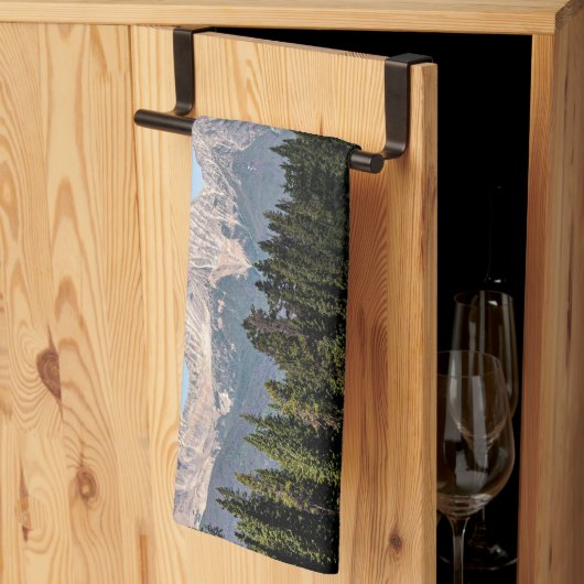 Canadese Natuur, Pyramid Mountain Theedoek (Derde Gevouwen)