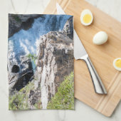 Canadese Natuur, Stanley Herfsten Waterval Theedoek (Quarter Fold)