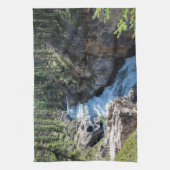 Canadese Natuur, Stanley Herfsten Waterval Theedoek (Verticaal)