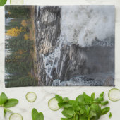 Canadese Natuur, Waterval Athabasca Falls Theedoek (Gevouwen)