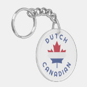 Canadese Nederlandse roots Sleutelhanger (Voorkant Links)